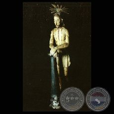 CRISTO DE LA COLUMNA - TALLA POPULAR (MUSEO MONSEÑOR JUAN SINFORIANO BOGARÍN)